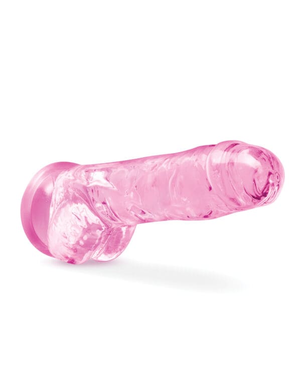 Blush Naturally Yours 8" Crystalline Dildo - Rose - Image 3