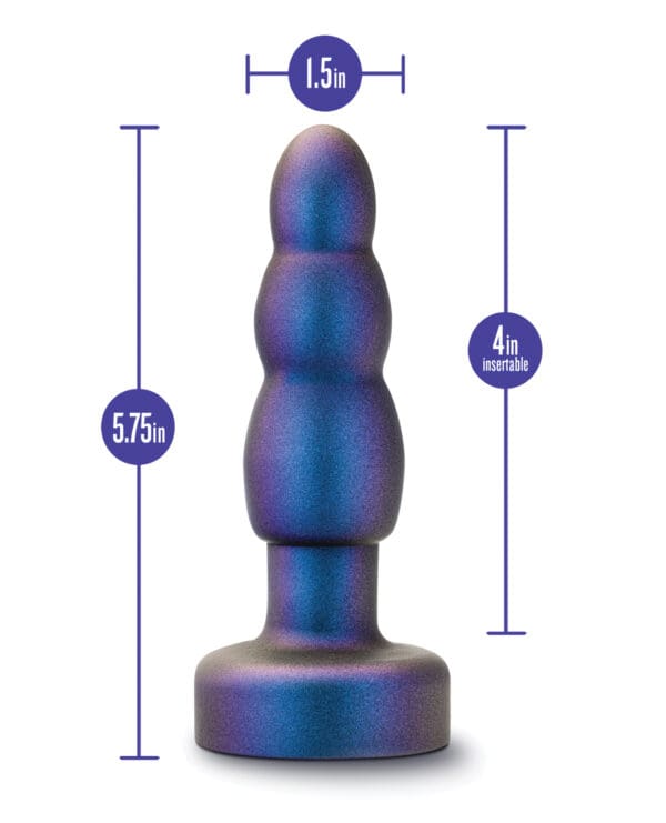 Blush Anal Adventures Matrix Kinetik Plug - Space Age Blue - Image 4