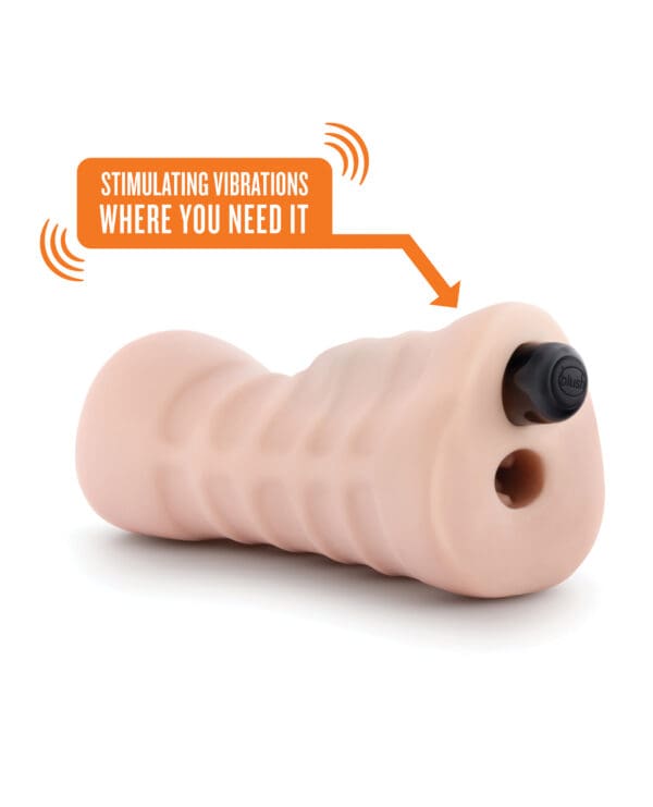 Blush EnLust Pussy Stroker w/Vibrating Bullet - Destini - Image 5