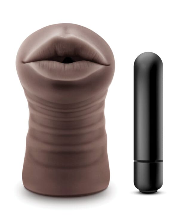 Blush EnLust Mouth Stroker w/Vibrating Bullet - Krystal - Image 2
