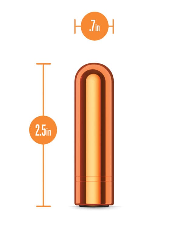 Blush Kool Vibes Mini Rechargeable Bullet - Tangerine - Image 4