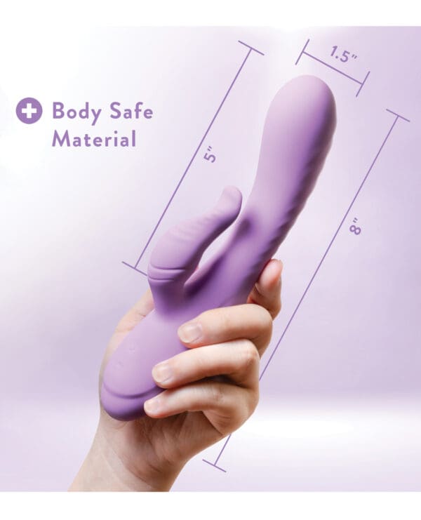 Blush Evelyn Rabbit Vibrator - Purple - Image 3