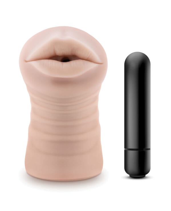 Blush EnLust Mouth Stroker w/Vibrating Bullet - Nicole - Image 2