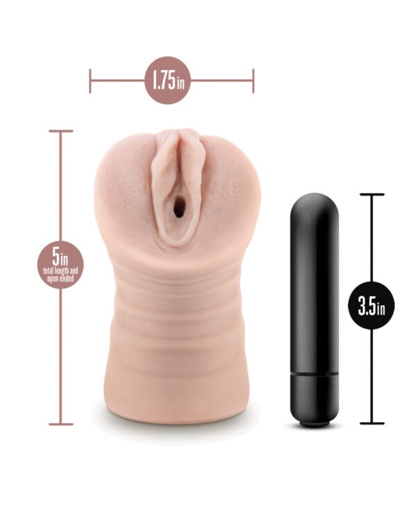Blush EnLust Pussy Stroker w/Vibrating Bullet - Ayumi - Image 4