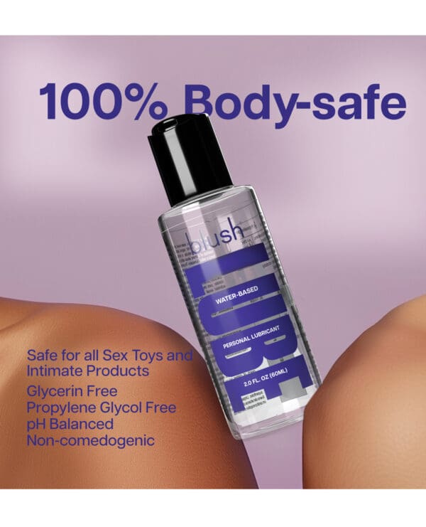 Blush Water Based Lube - 2 oz - Image 3