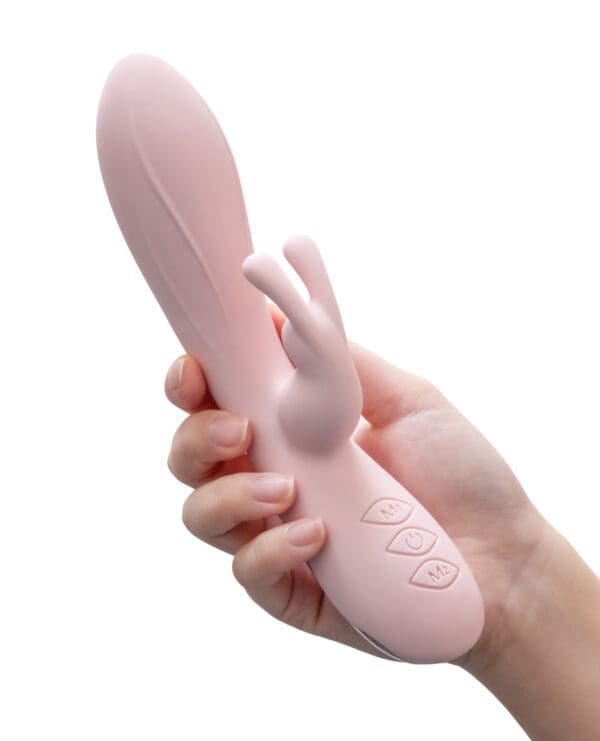 Blush Morgan Rabbit Vibrator - Pink - Image 4
