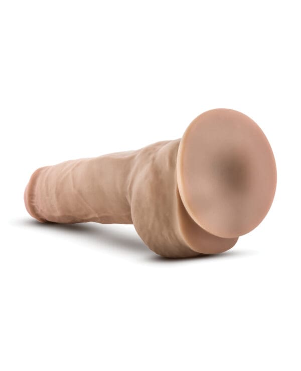 Blush Au Natural 10" Big Boy Realistic Dildo w/Balls - Vanilla - Image 4