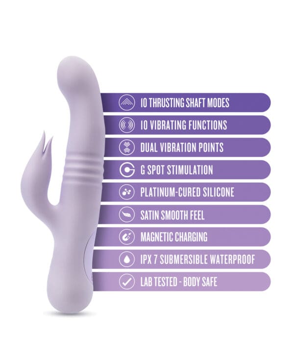 Blush Rylee Rabbit Vibrator - Lavender - Image 5