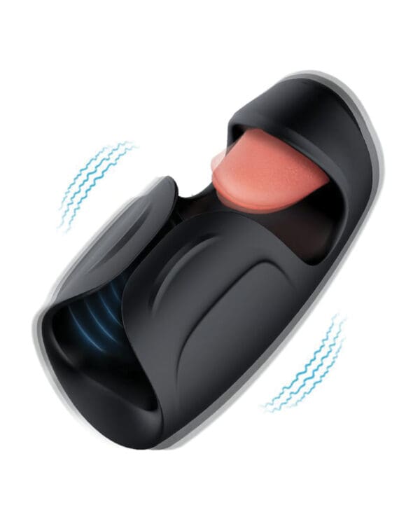 Blush M For Men - Lickety Split - Vibrating Penis Head Stimulator - Black - Image 4