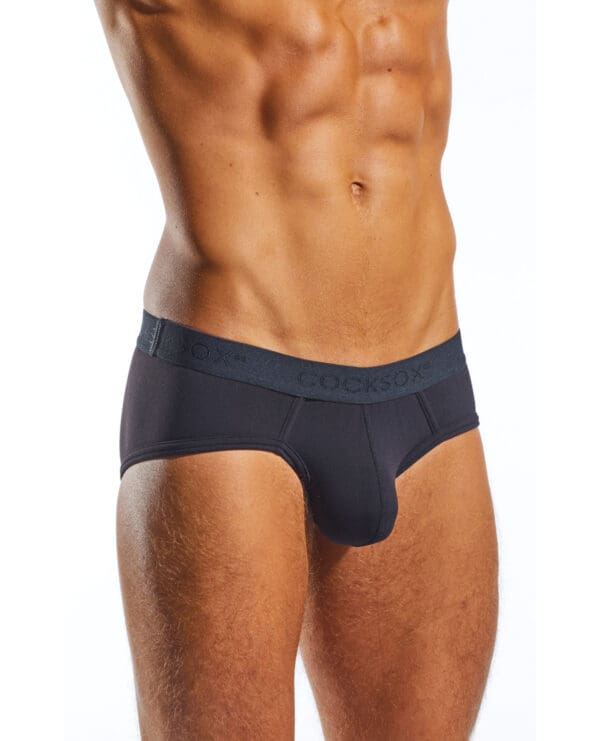 Cocksox Contour Pouch Sports Brief Black SM - Image 2