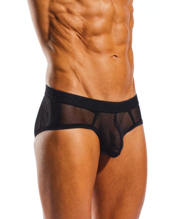 Cocksox Mesh Contour Pouch Sports Brief Nero S - Image 2