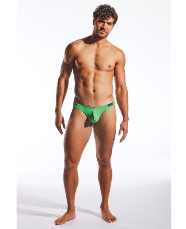 Cocksox Enhancing Pouch Brief - Palm Leaf Green SM - Image 4