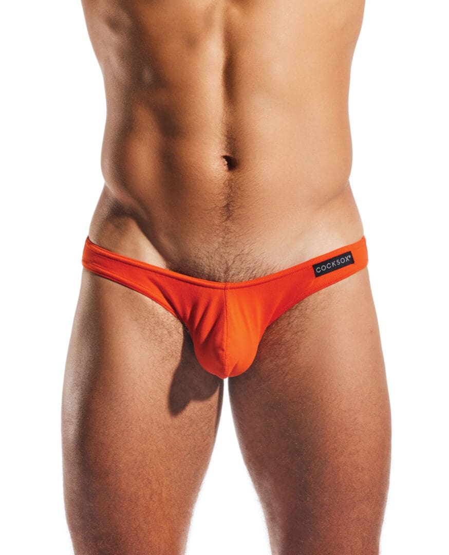 Cocksox Enhancing Pouch Brief - Sunset Orange SM