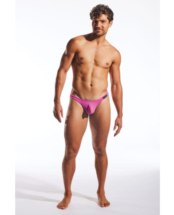 Cocksox Enhancing Pouch Thong - Fuchsia MD - Image 4