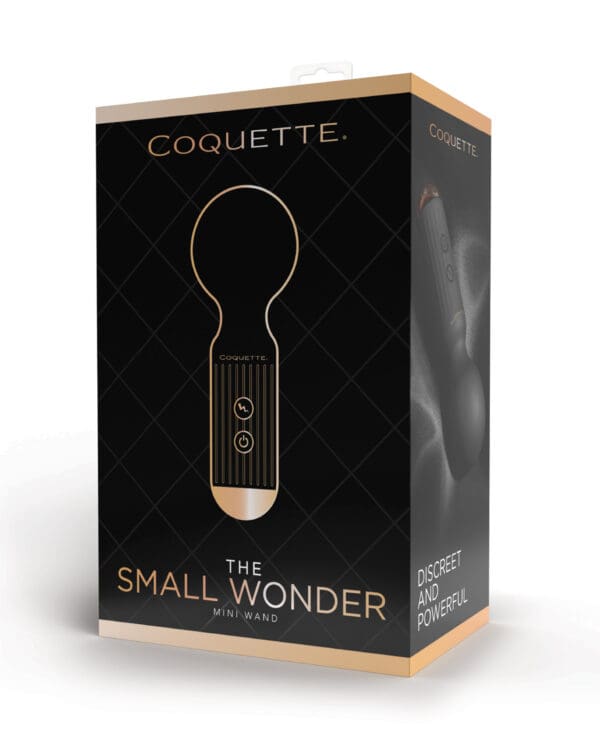 Coquette The Small Wonder Mini Wand - Black/Rose Gold - Image 4