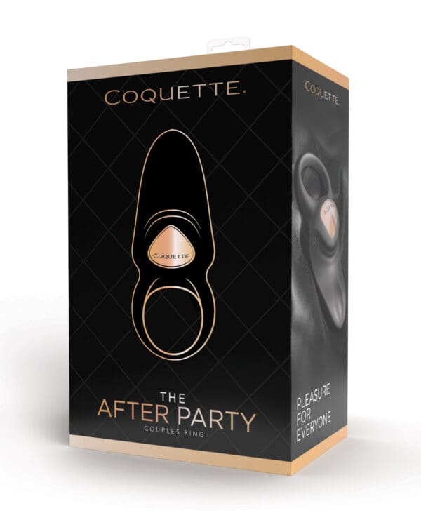 Coquette The After Party Couples Ring - Black/Rose Gold - Image 4