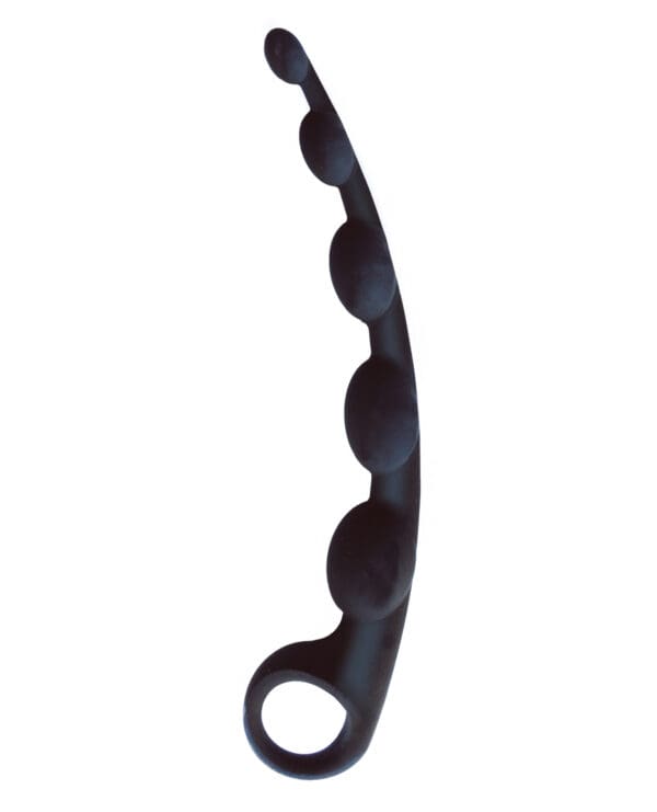The 9's S-Curved Silicone Anal Beads - Image 2