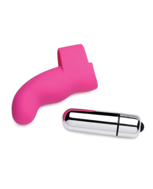 Curve Toys Gossip G-Thrill G Spot Finger Vibe - Magenta - Image 3