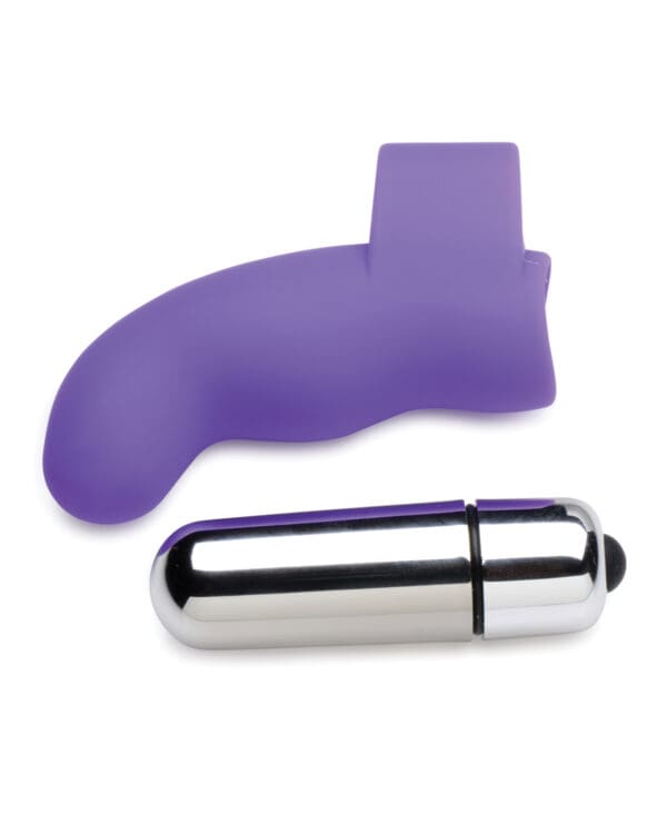 Curve Toys Gossip G-Thrill G Spot Finger Vibe - Violet - Image 5