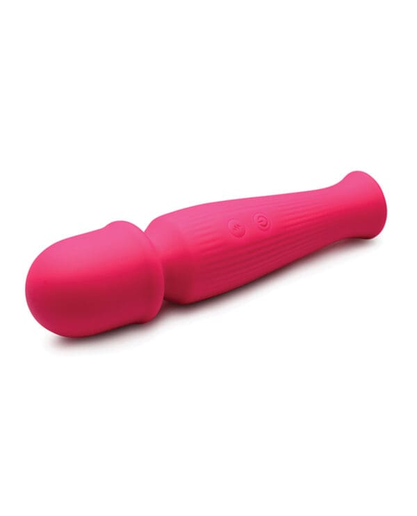 Curve Toys Gossip Silicone Vibrating Wand 10x - Magenta - Image 4