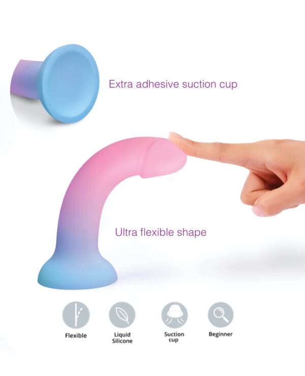 Love to Love Curved Suction Cup Dildolls Utopia - Asst Colors - Image 3