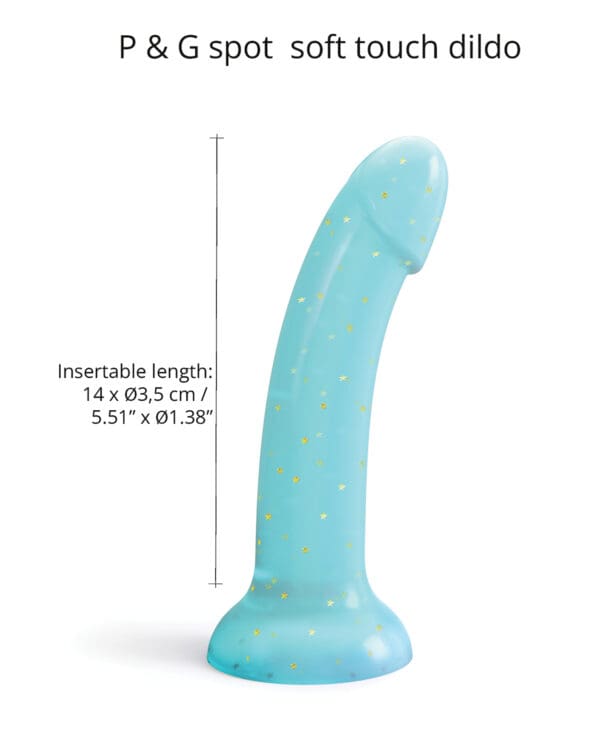 Love to Love Curved Suction Cup Dildolls Nightfall - Blue - Image 3