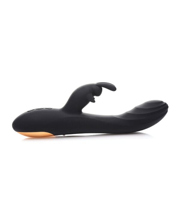 Curve Toys Power Bunnies Cuddles 10x Silicone Rabbit Vibrator - Black - Image 2