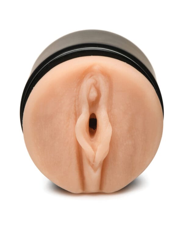 Curve Toys Mistress Double Shot Mini Masturbator Mouth & Pussy  - Light - Image 4