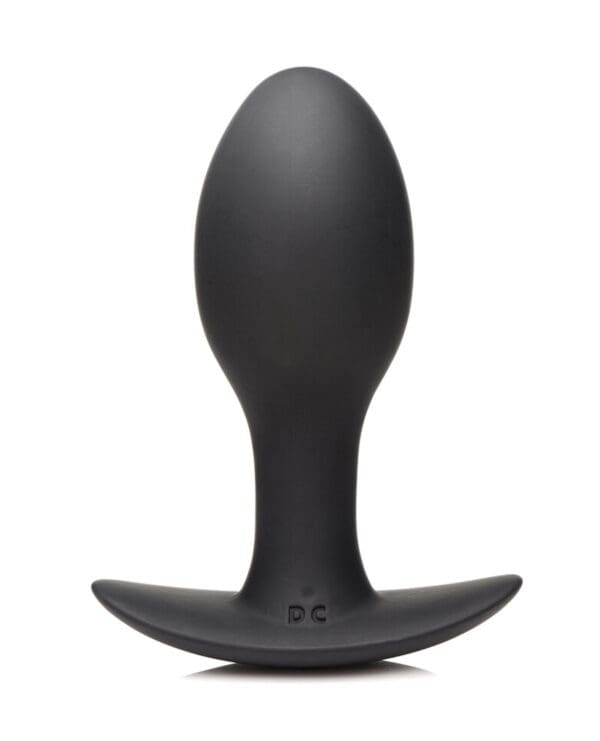 Curve Toys Rooster Rumbler Vibrating Silicone Anal Plug Large - Black - Image 2