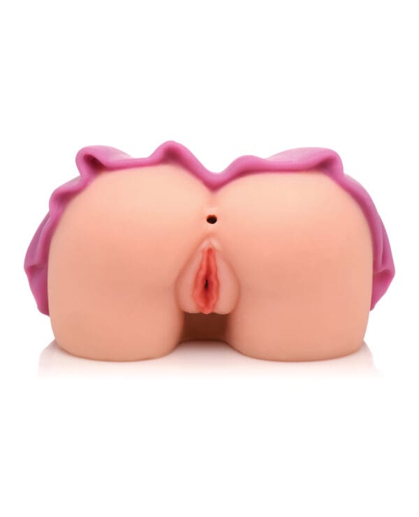 Curve Toys Mistress Ariana Mini Skirt Pussy & Ass Masturbator - Ivory - Image 2