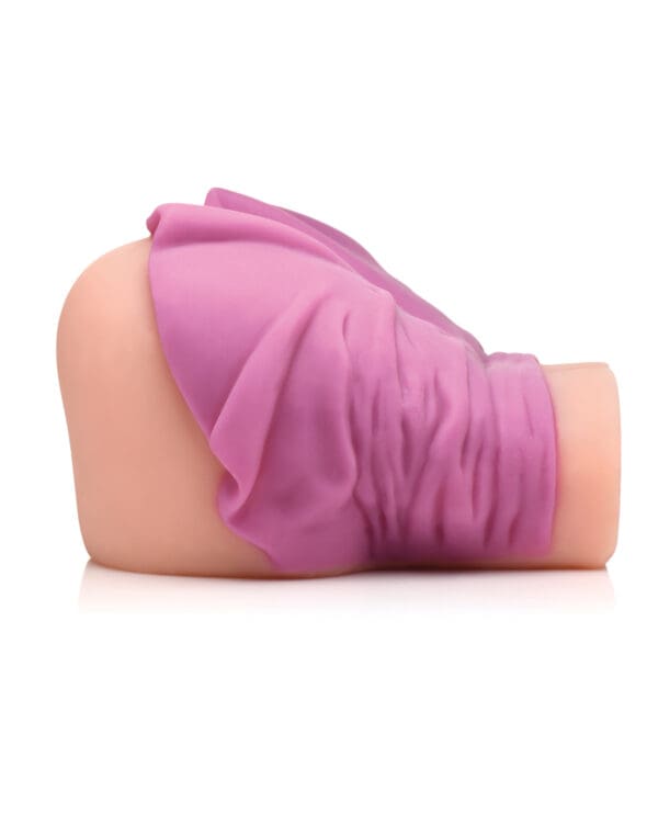 Curve Toys Mistress Ariana Mini Skirt Pussy & Ass Masturbator - Ivory - Image 4