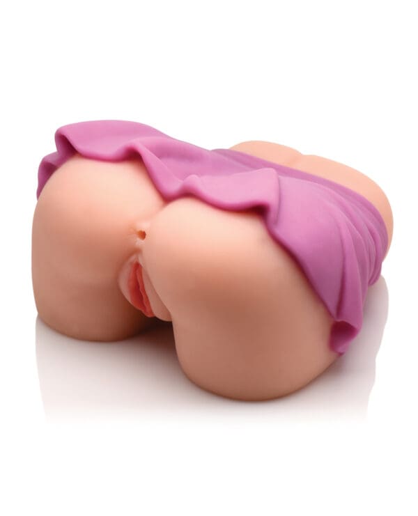 Curve Toys Mistress Ariana Mini Skirt Pussy & Ass Masturbator - Ivory - Image 5