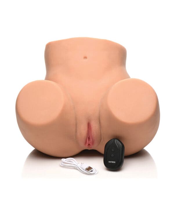 Curve Toys Mistress 3D Vibrating Pussy & Ass Masturbator - Image 4