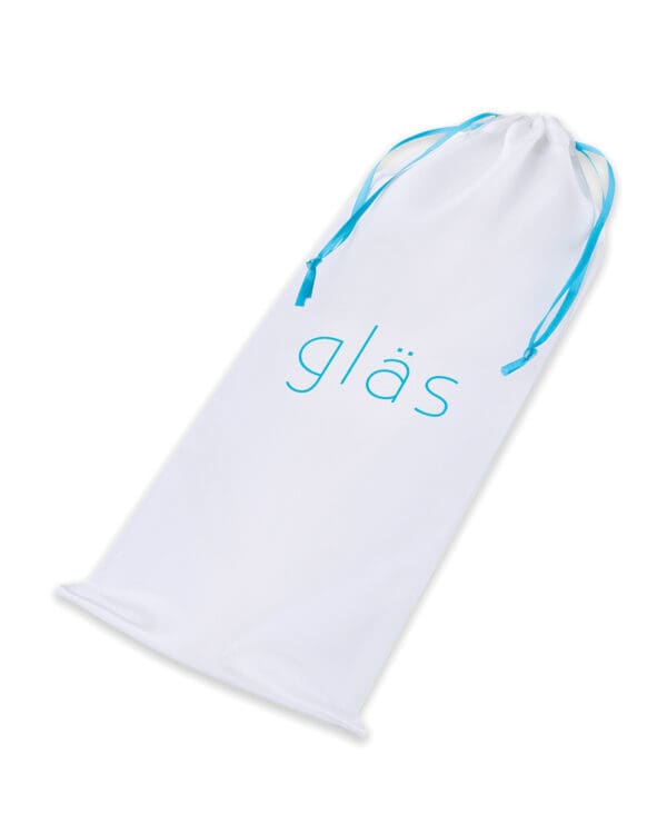 Glas 9" Classic Curved Dual Ended Dildo - Clear - Image 5
