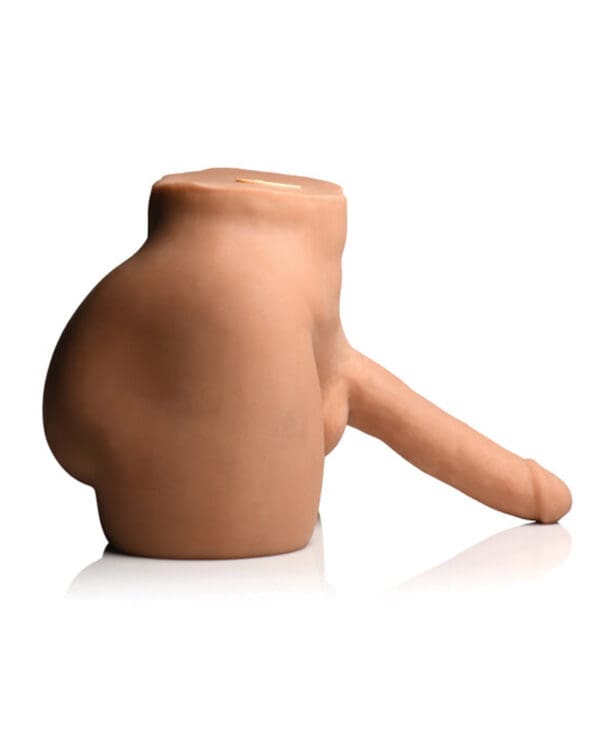Curve Toys Jock Vibrating & Squeezing Male Masturbator w/Poseable Dildo - Image 4