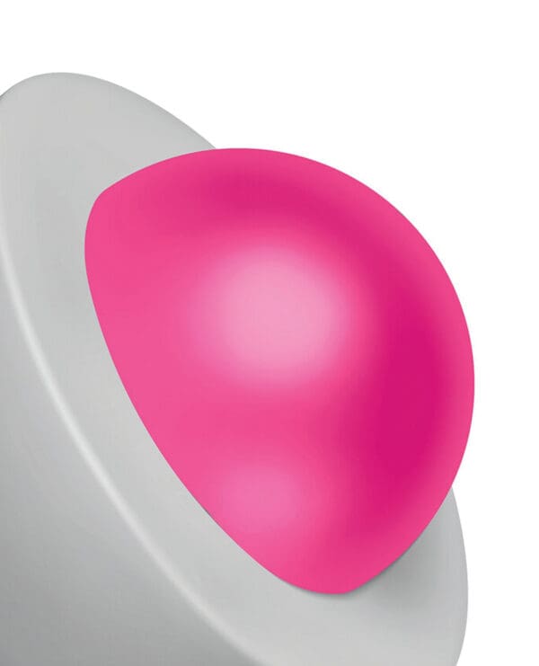 Curve Toys Lollicock 7" Glow In The Dark Silicone Dildo - Rainbow - Image 5