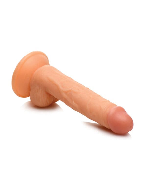 Curve Toys Fantasy Jock Swimming Simon 7" Dildo w/Balls - Light - Image 3