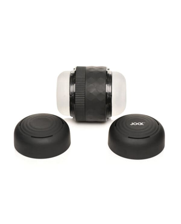 Curve Toys Jock Squeezable Tunnel Double Masturbator - Image 4
