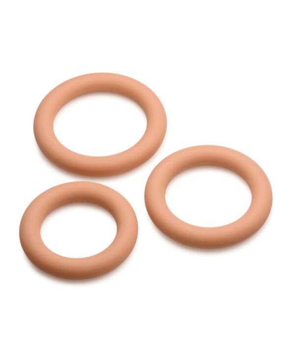 Curve Toys Jock Silicone Cock Ring Set of 3 - Medium - Image 3
