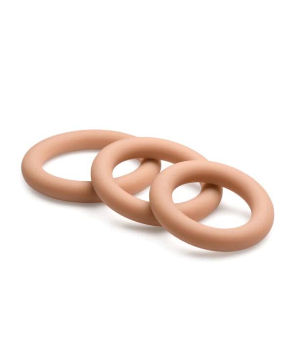 Curve Toys Jock Silicone Cock Ring Set of 3 - Medium - Image 4