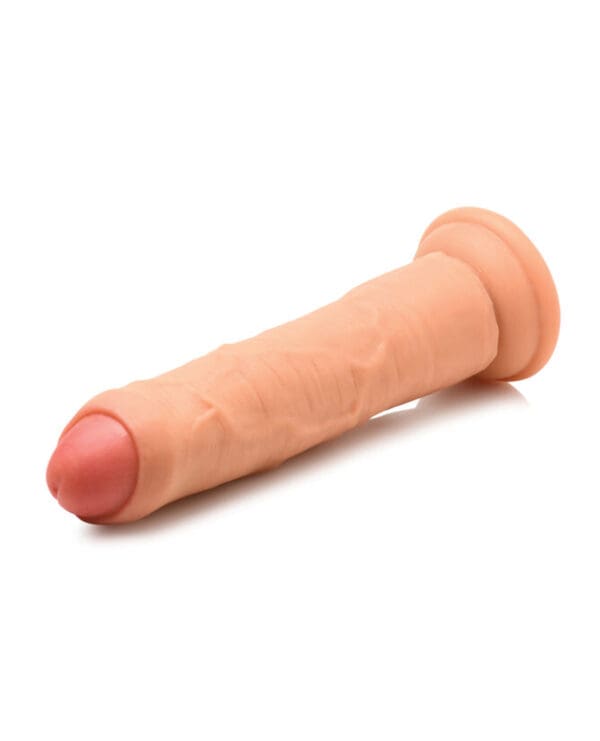 Curve Toys Thinz 7" Uncut Dildo - Light - Image 3