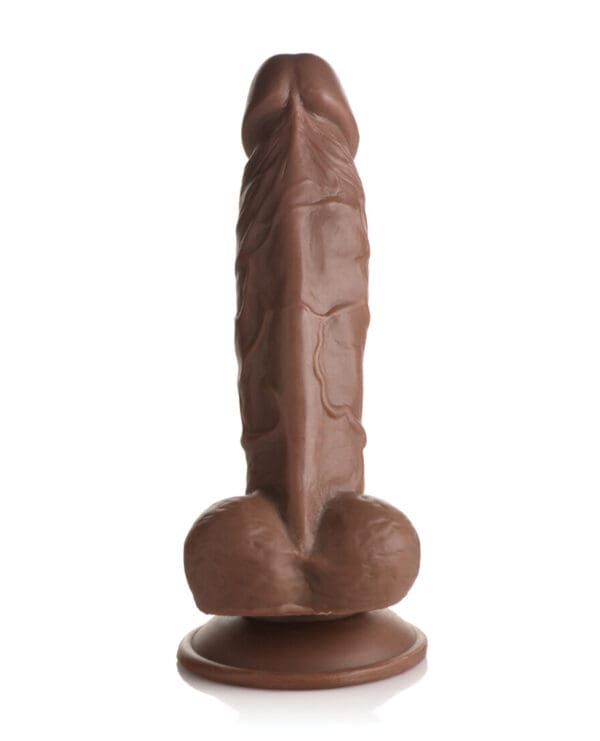 Curve Toys Fantasy Jock Weightlifting Wesley 7" Dildo w/Balls - Dark - Image 3