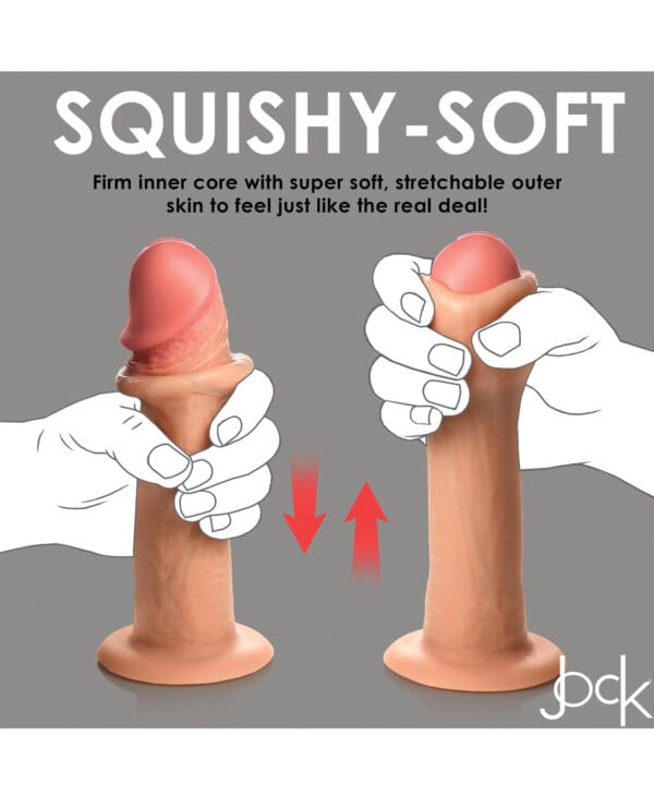 Curve Toys Jock Real Skin Silicone 8" Dildo - Image 4