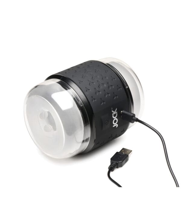 Curve Toys Jock Vibrating Double Stroker - Black - Image 4