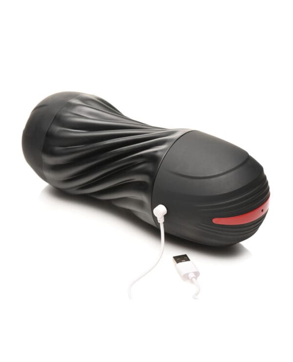 Curve Toys Jock Sucking & Vibrating Masturbator - Black - Image 3