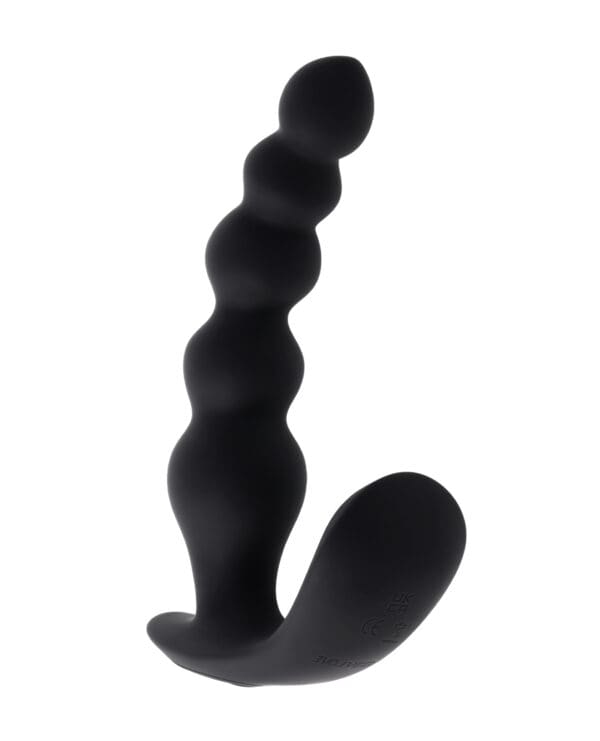 Evolved Bead Me Up Curved Anal Vibrator w/Remote Control - Black - Image 2