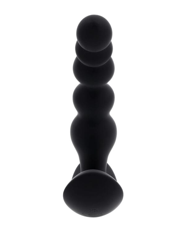 Evolved Bead Me Up Curved Anal Vibrator w/Remote Control - Black - Image 4