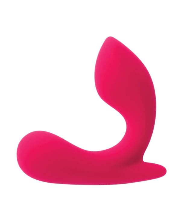 Gender X All About the Bass Curved Stimulator w/Remote Control - Pink - Image 3