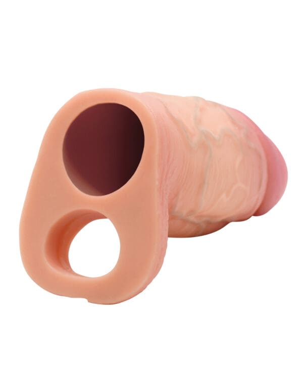 Curve Toys Jock Silicone Penis Extension Sleeve - Light - Image 4
