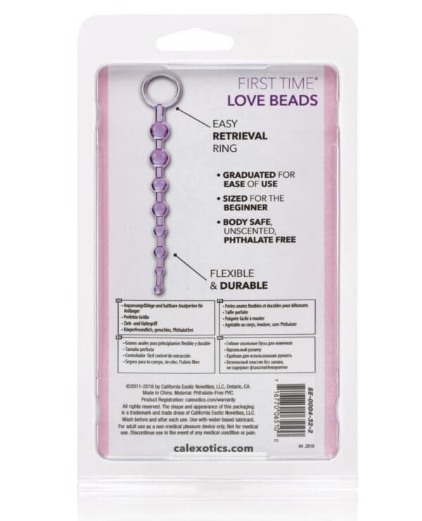 First Time Love Beads - Purple - Image 2